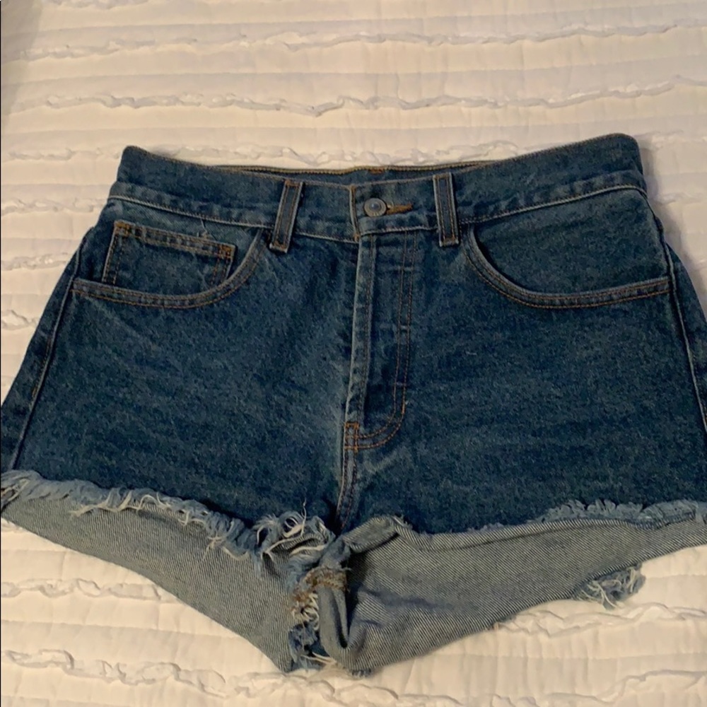 PacSun Jean shorts with fringe
